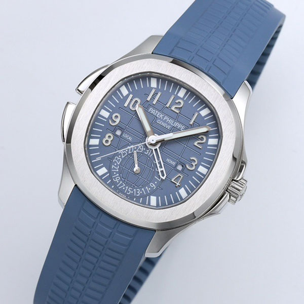 【ZF製造】 アクアノート・トラベルタイム 5164G-001 ブルーグレー パテックフィリップコピー時計